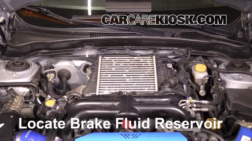 2013 Subaru Impreza WRX 2.5L 4 Cyl. Turbo Wagon Brake Fluid